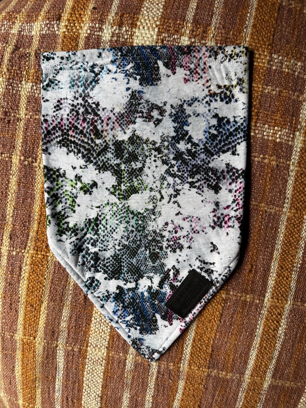 Abstract Snake-Print Gator / Neck Warmer Snowboarding Skiing
